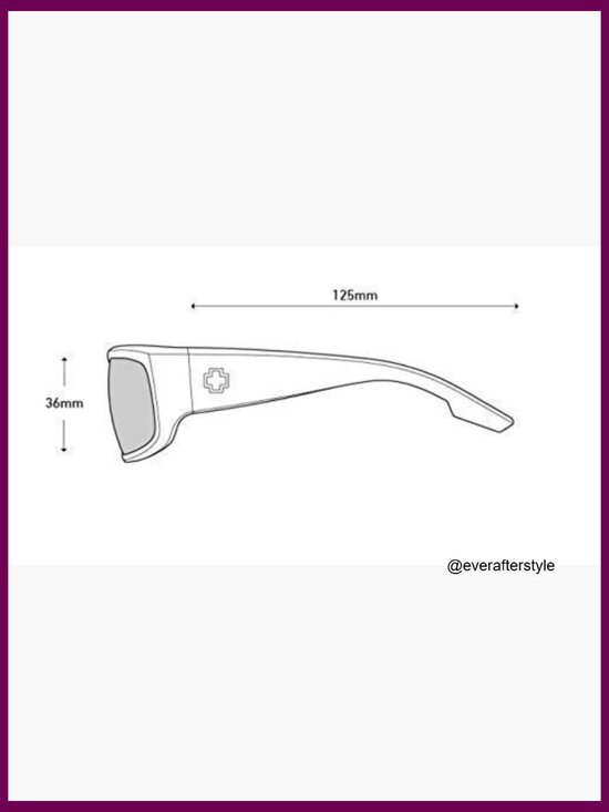Rectangular Wrap Sunglasses with Polarized Lenses, UV Protection main image 5